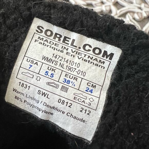 Sorel Tall Waterproof Winter Snow Boots Women’s 7 - Picture 14 of 16